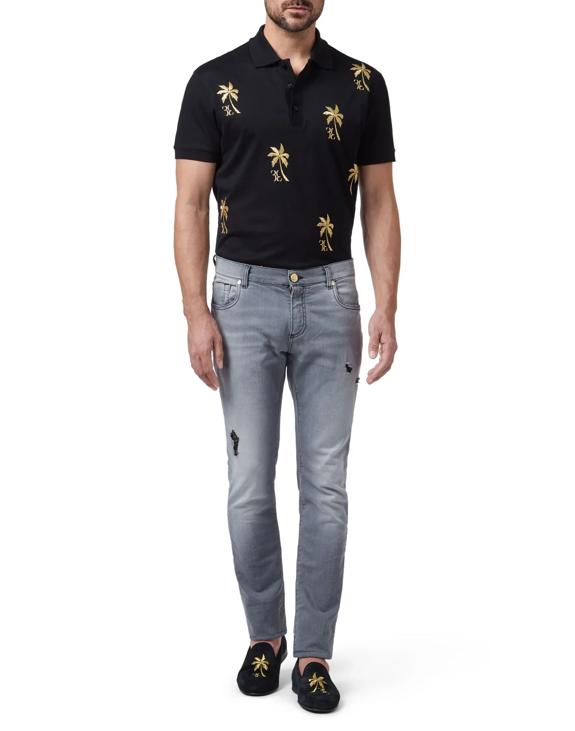 Super slim fit Palms, цвет: Серый