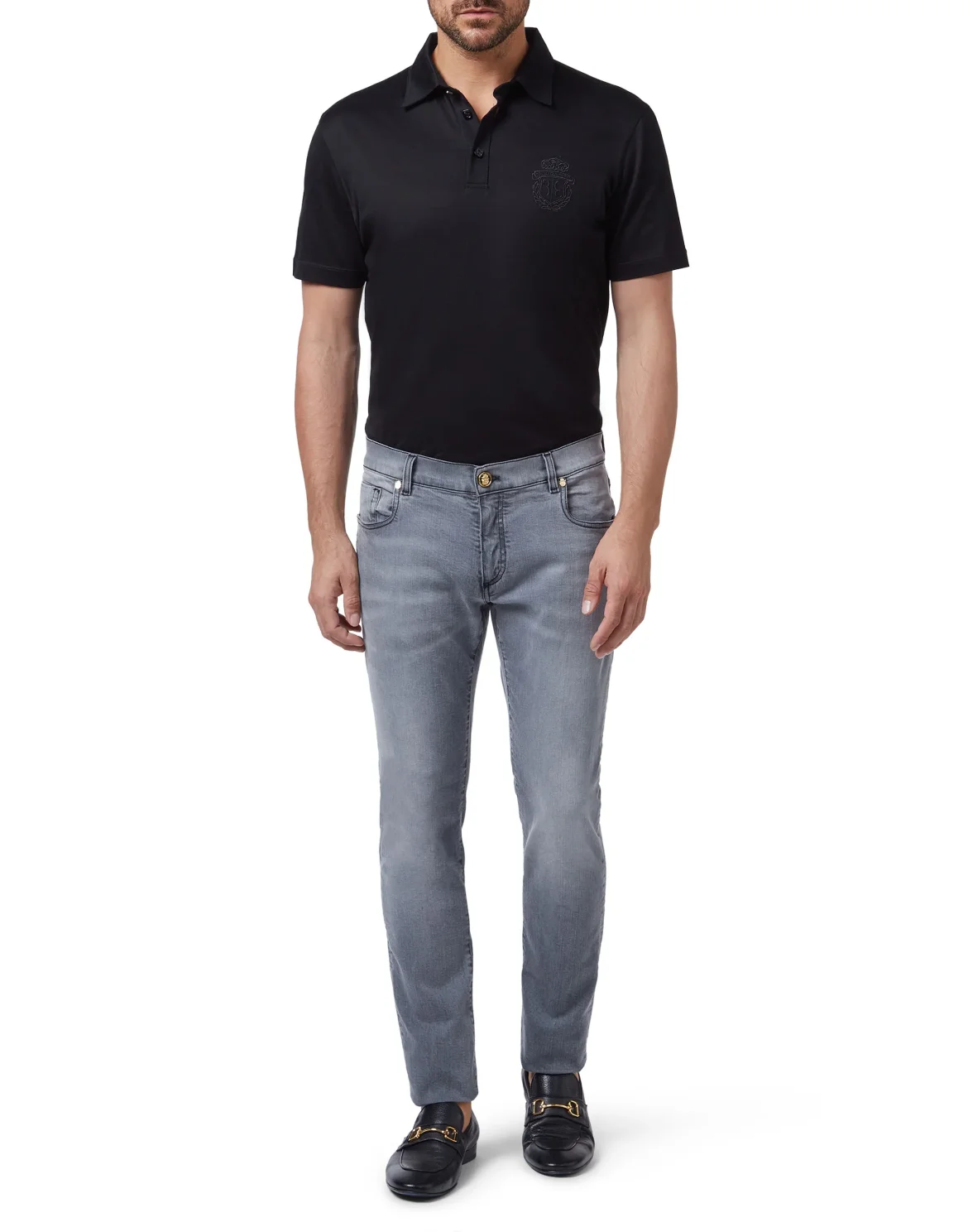 Super slim fit Crest, цвет: Серый