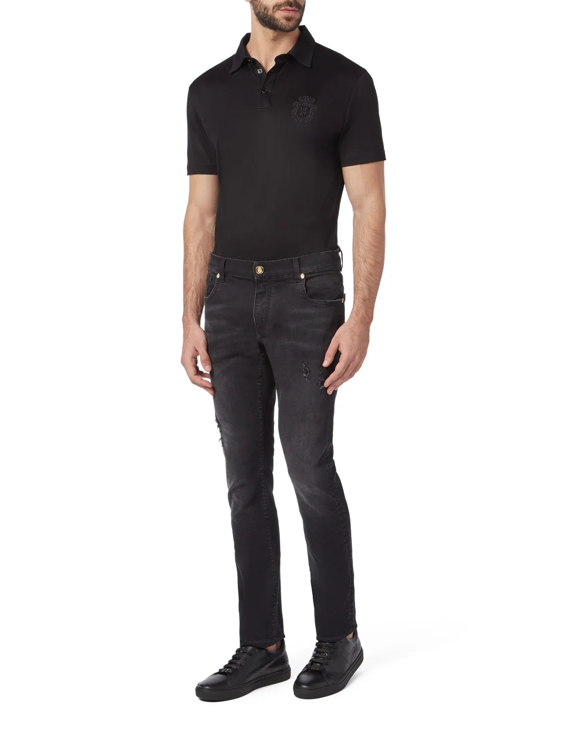 Super slim fit Baroque, цвет: Черный
