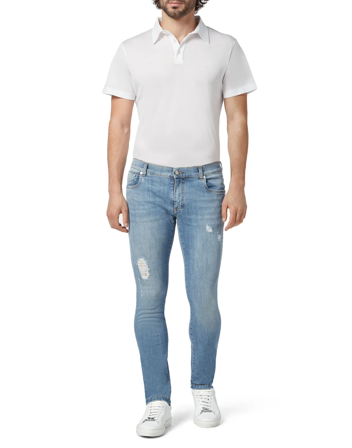 Super slim fit Baroque, цвет: Синий
