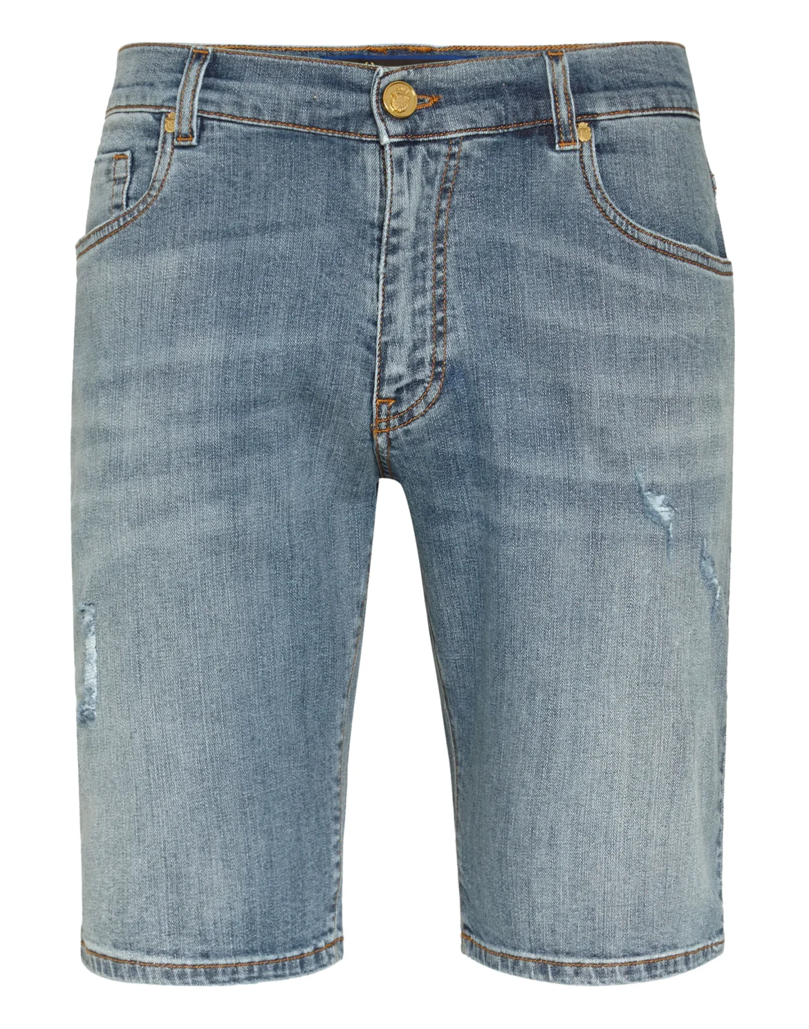 Bermuda Super Straight Cut Double B, цвет: Синий