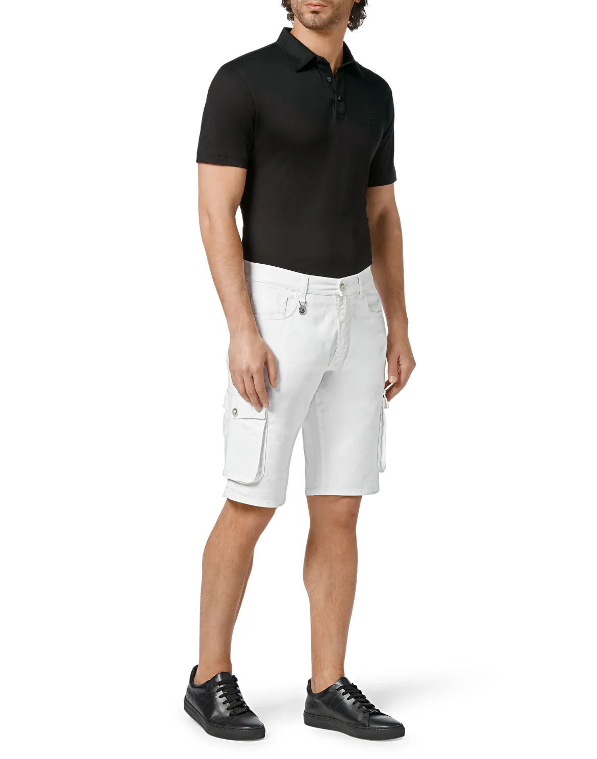Bermuda Cargo Super Straight Cut Crest, цвет: Белый