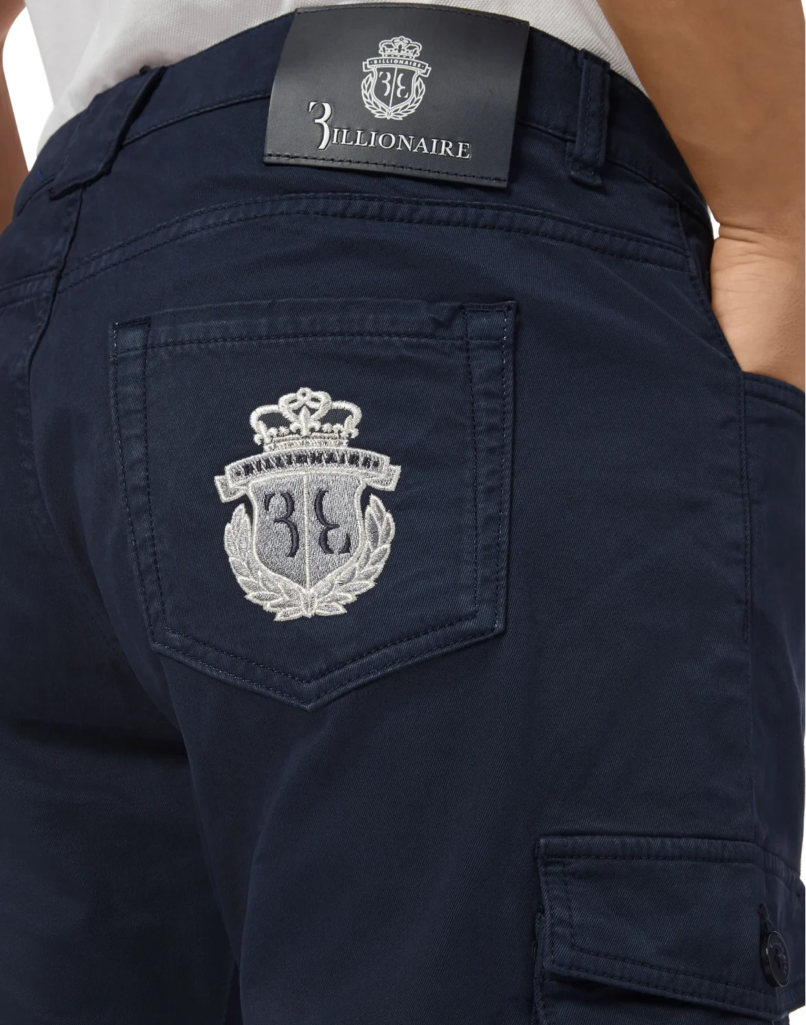 Bermuda Cargo Super Straight Cut Crest, цвет: Синий