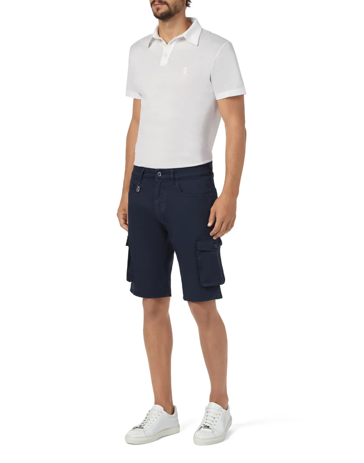 Bermuda Cargo Super Straight Cut Crest, цвет: Синий