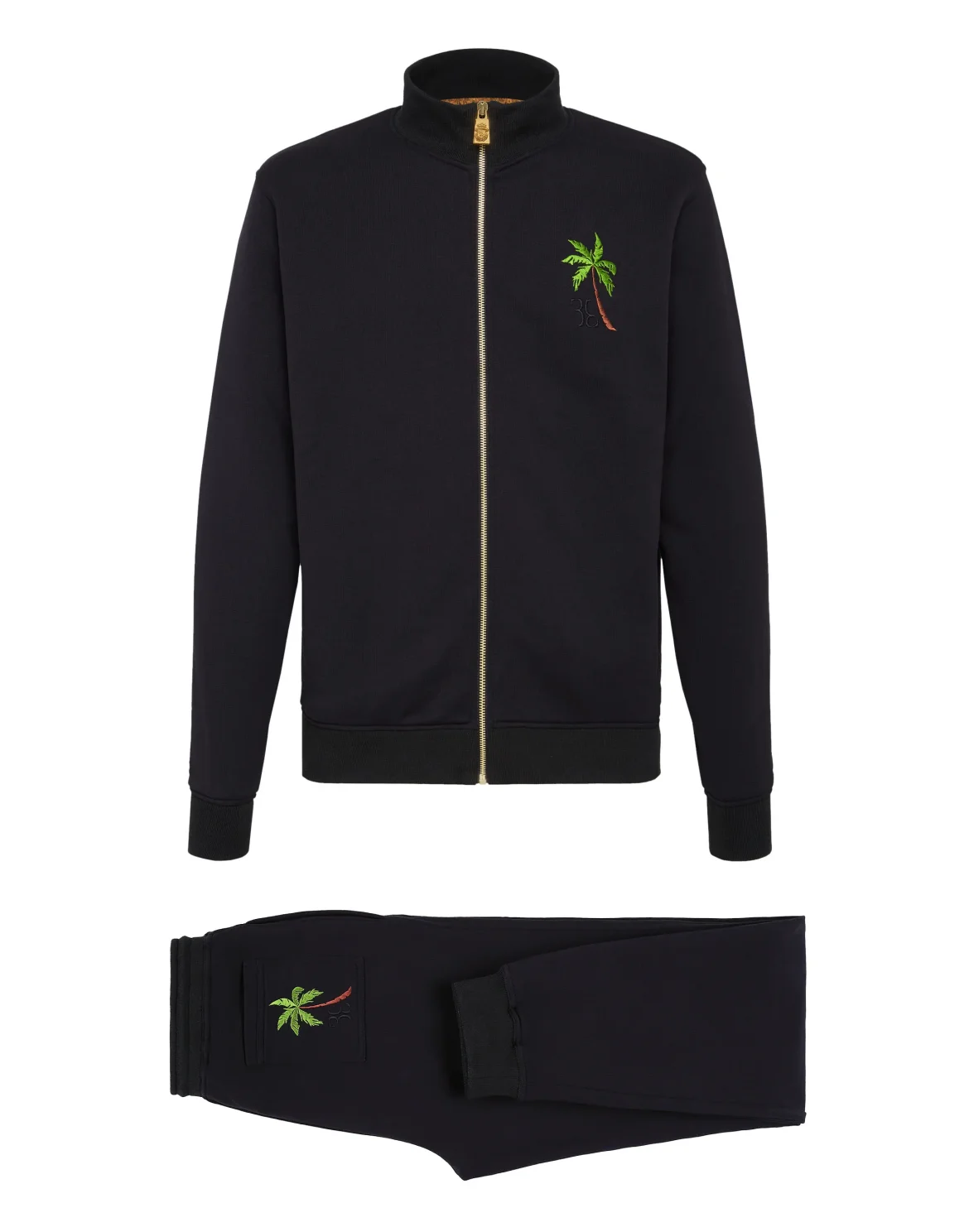 Top/Trousers Palms, цвет: Черный