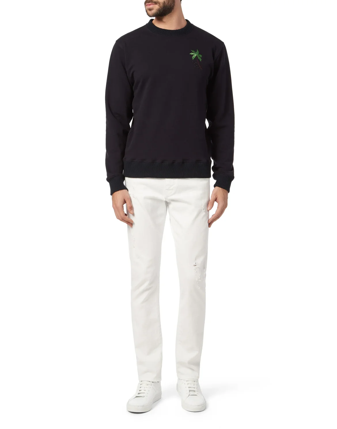 Sweatshirt LS Palms, цвет: Синий