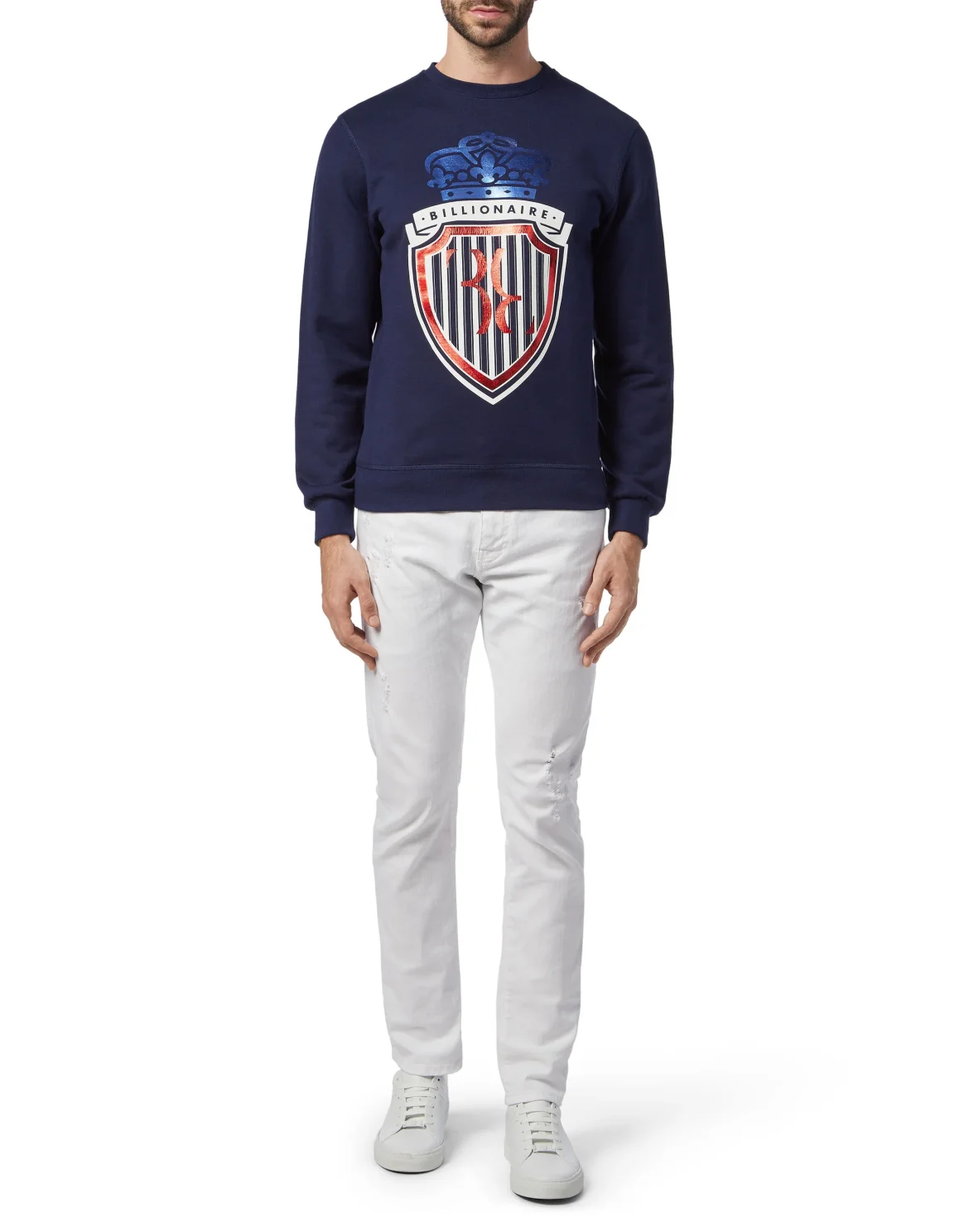 Sweatshirt LS Crest, цвет: Синий