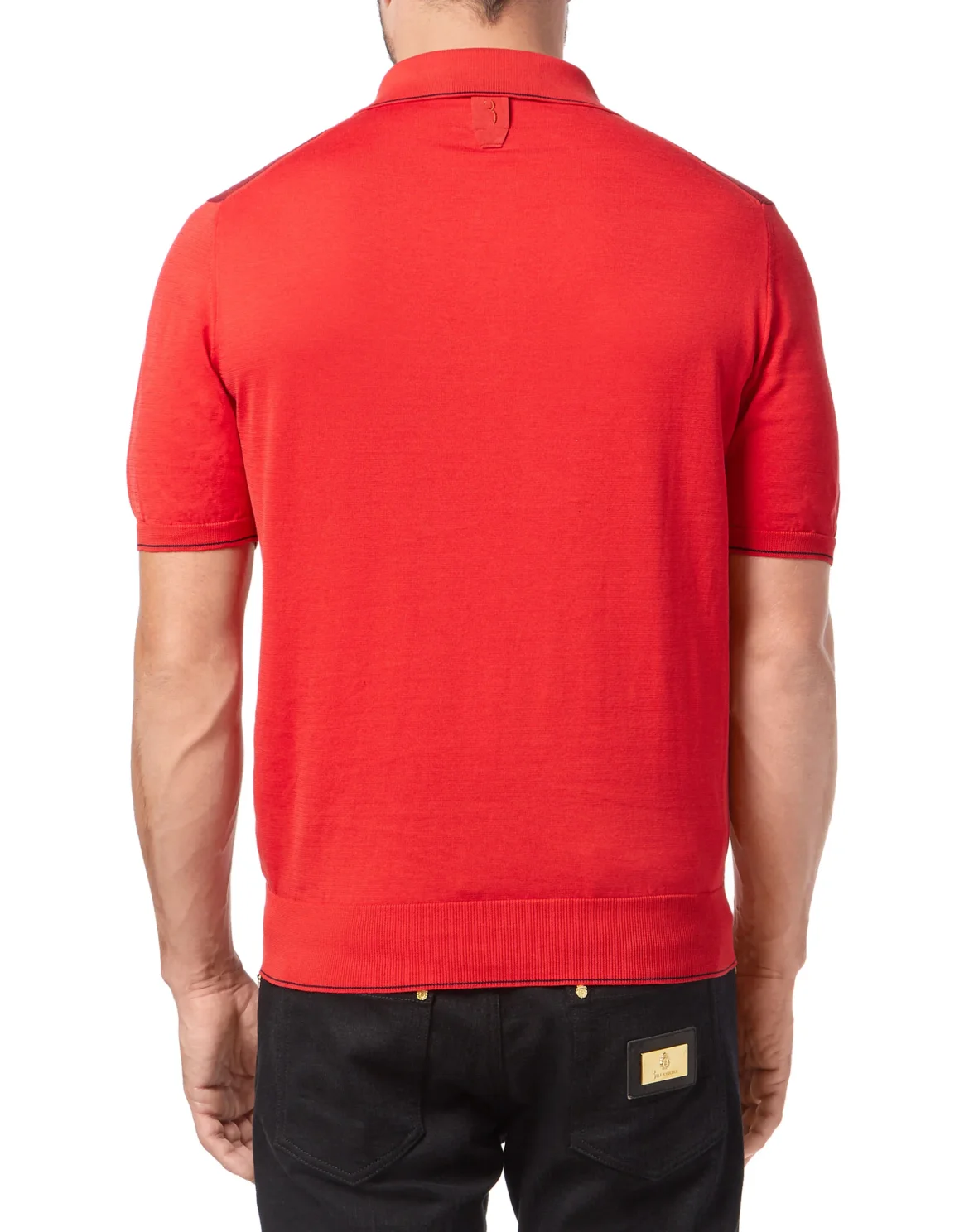 Pullover Polo-Neck SS Crest, цвет: Красный