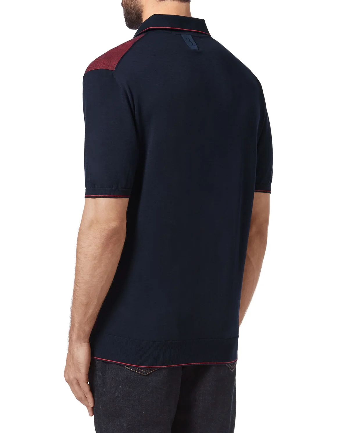 Pullover Polo-Neck SS Crest, цвет: Синий