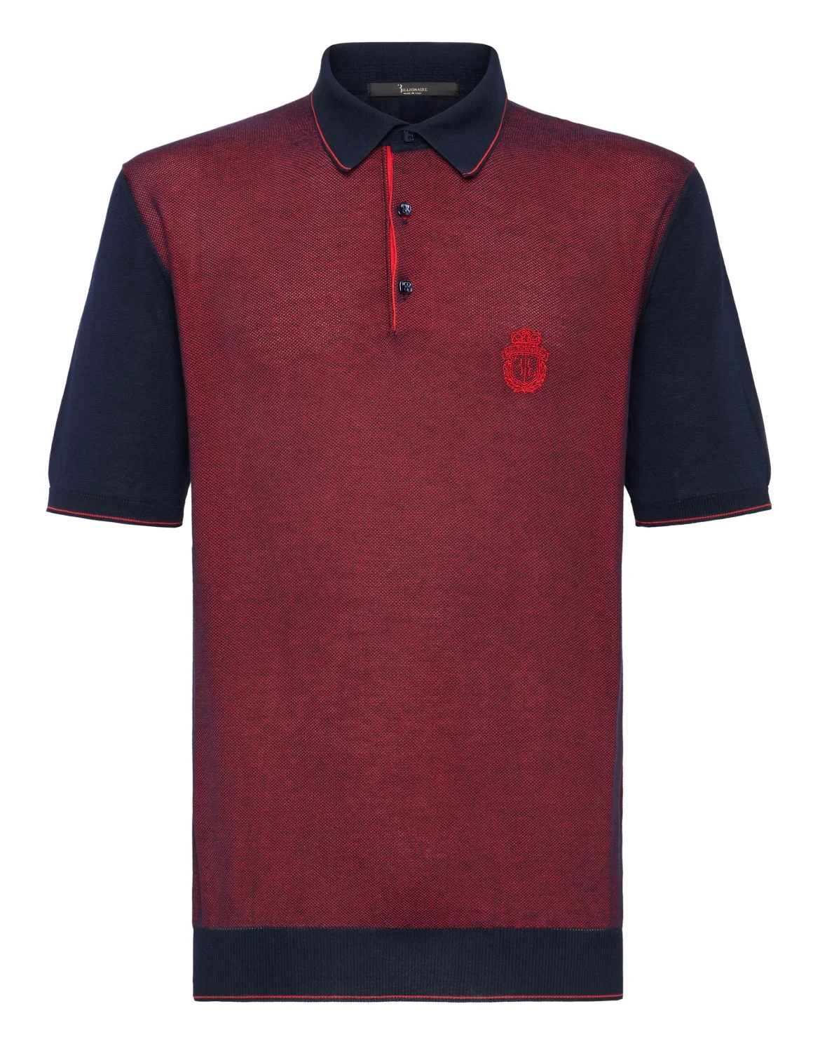 Pullover Polo-Neck SS Crest, цвет: Синий