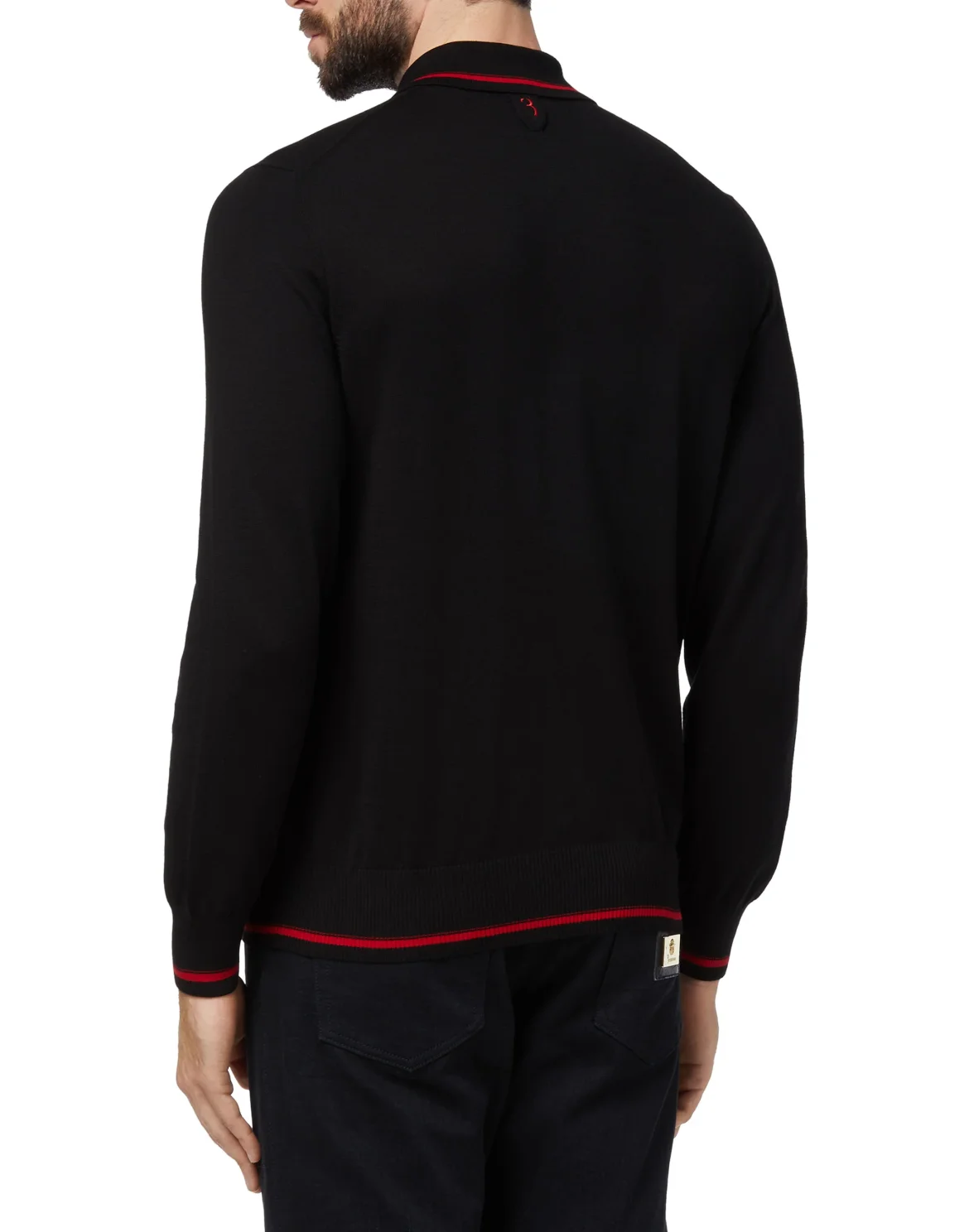 Pullover Polo-Neck LS Double B, цвет: Черный