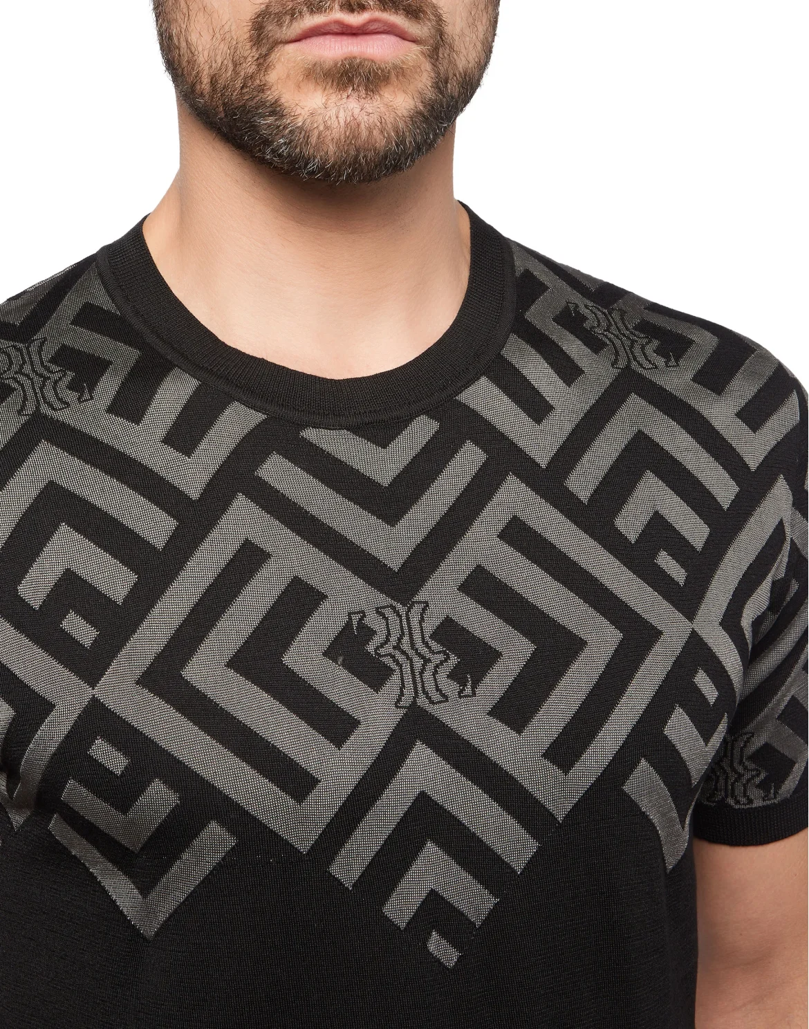 Pullover Round Neck SS Double B, цвет: Черный
