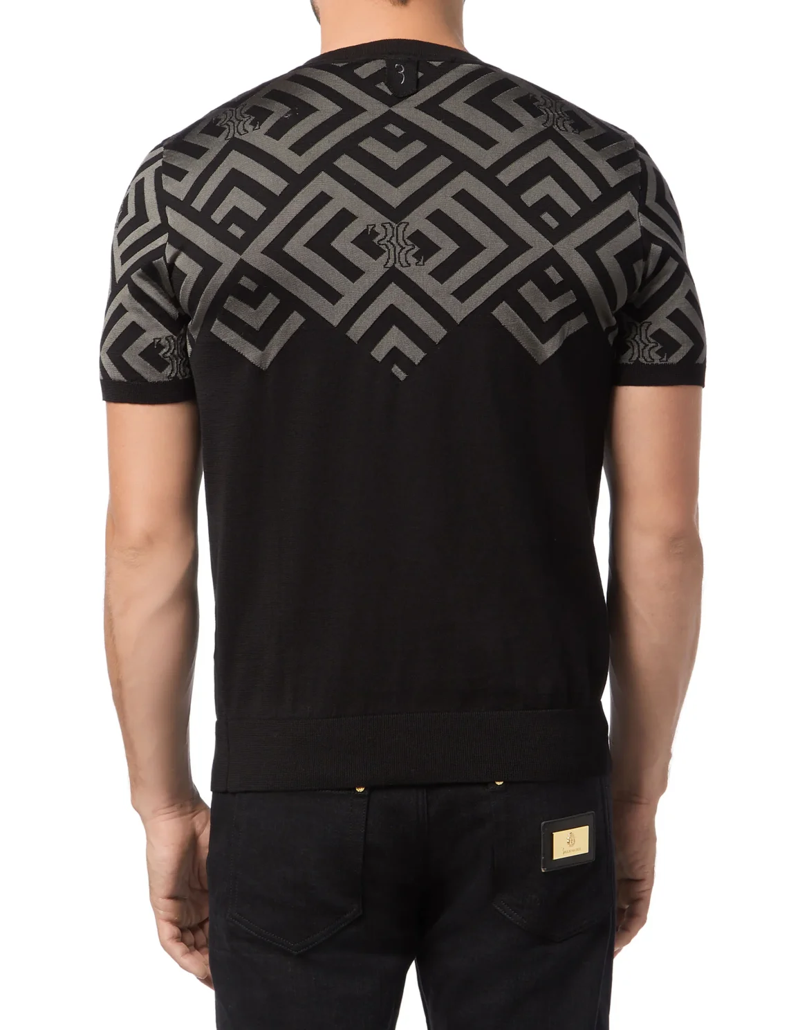 Pullover Round Neck SS Double B, цвет: Черный