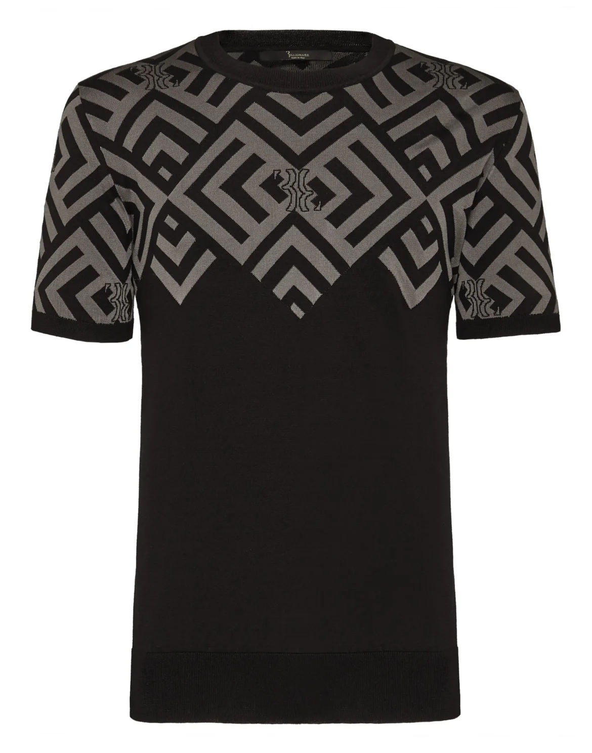 Pullover Round Neck SS Double B, цвет: Черный
