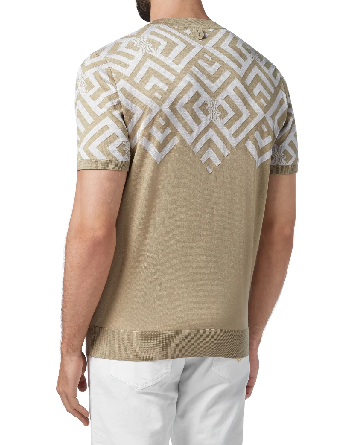 Pullover Round Neck SS Double B, цвет: Бежевый