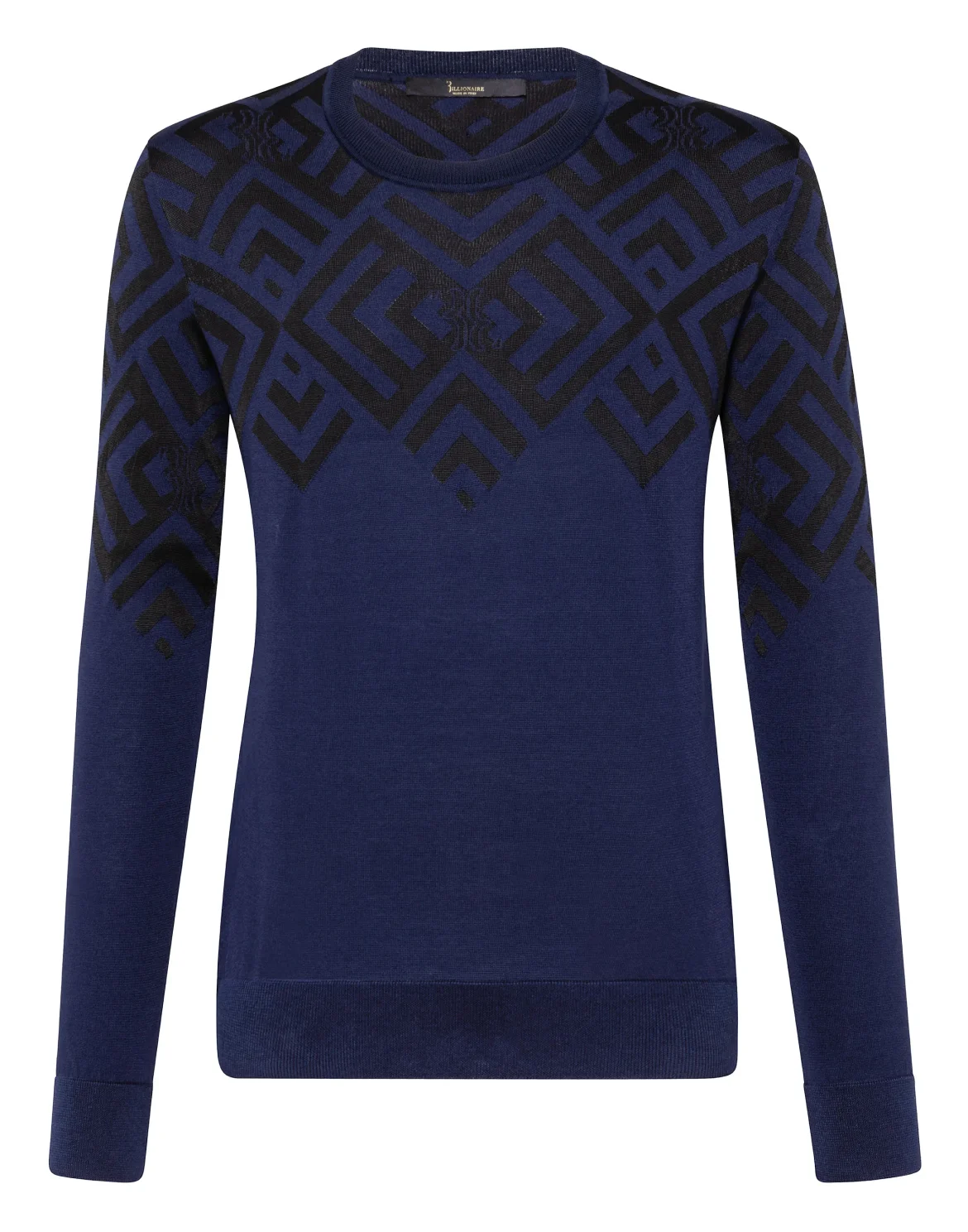 Pullover Round Neck LS Double B, цвет: Синий