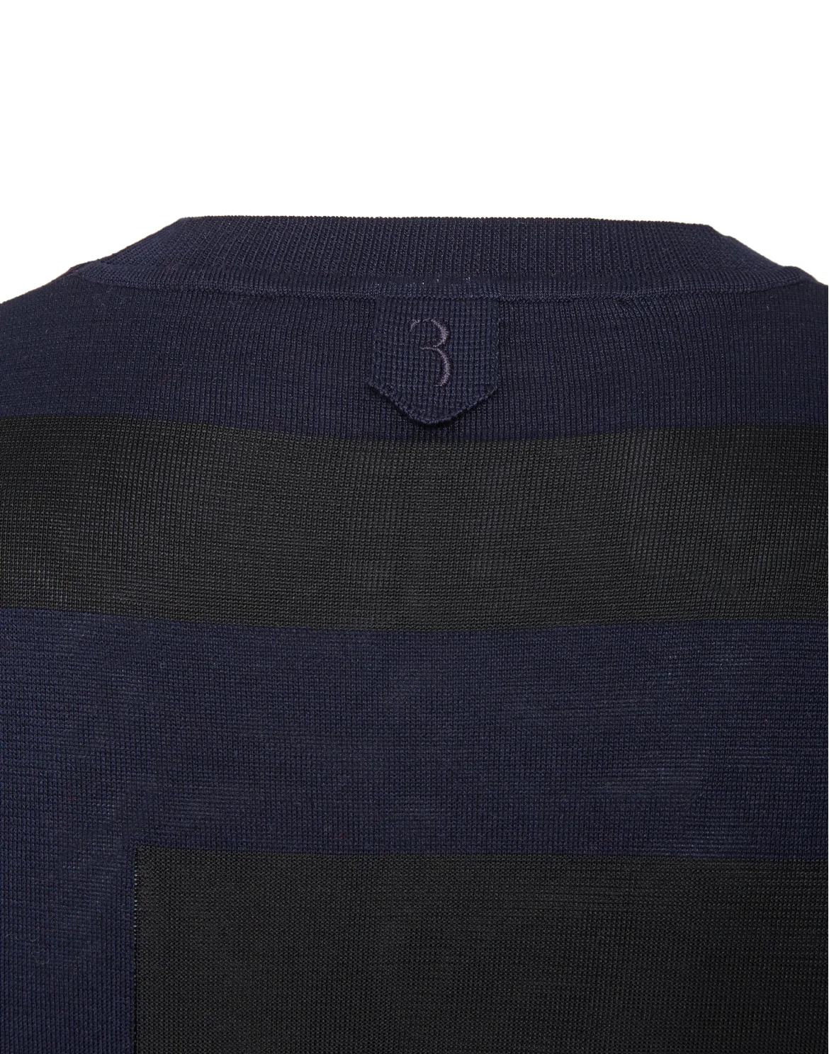 Pullover Round Neck SS Geometric, цвет: Синий
