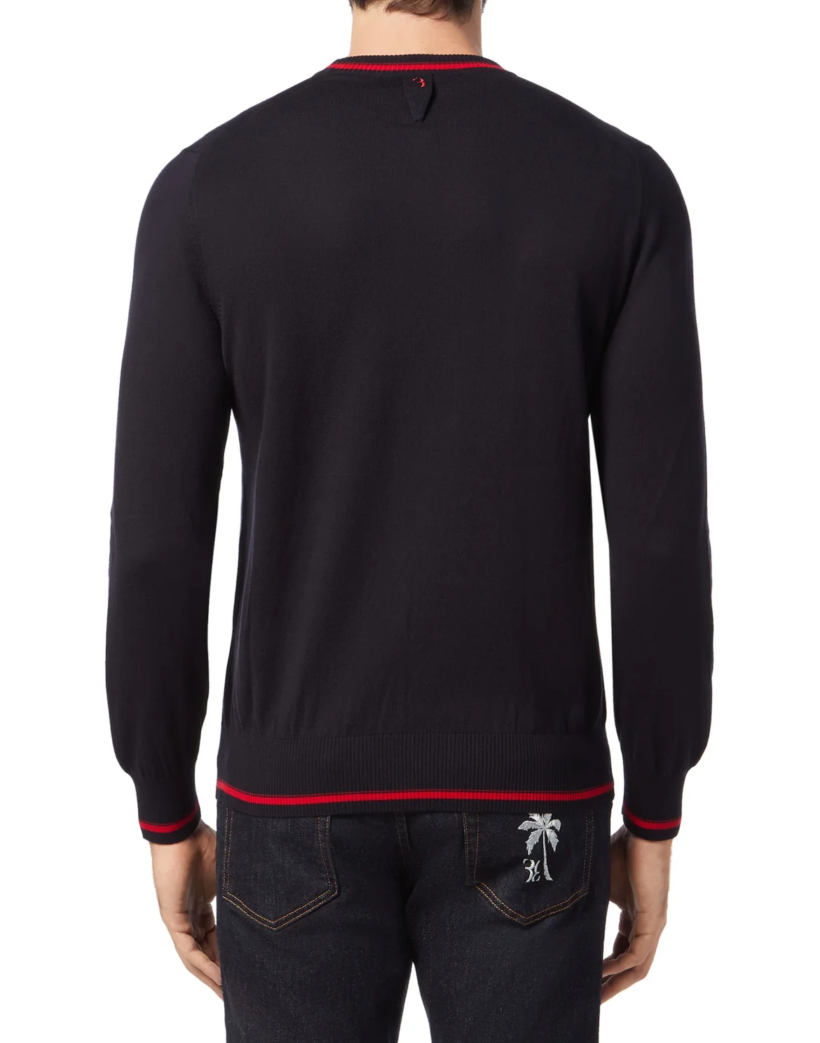 Pullover Round Neck LS Double B, цвет: Синий