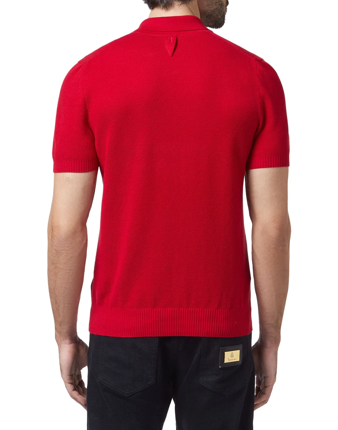 Pullover zip mock SS Crest, цвет: Красный