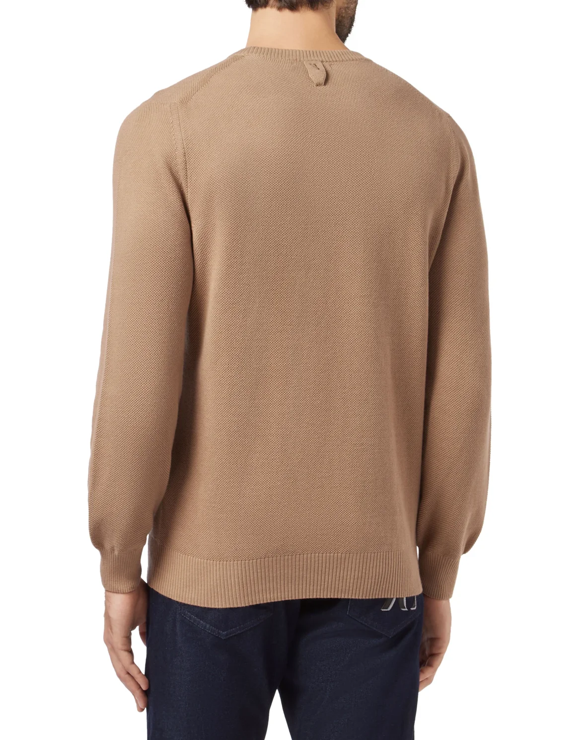 Pullover Round Neck LS Crest, цвет: Бежевый