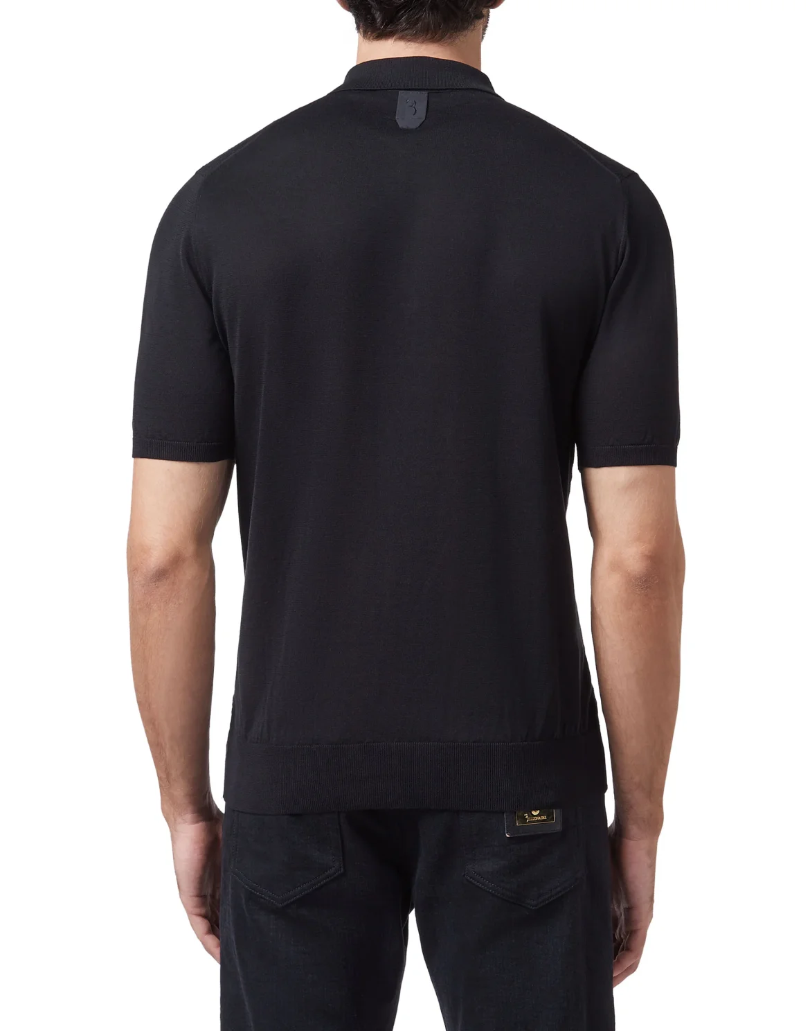 Pullover zip mock SS Luxury, цвет: Черный