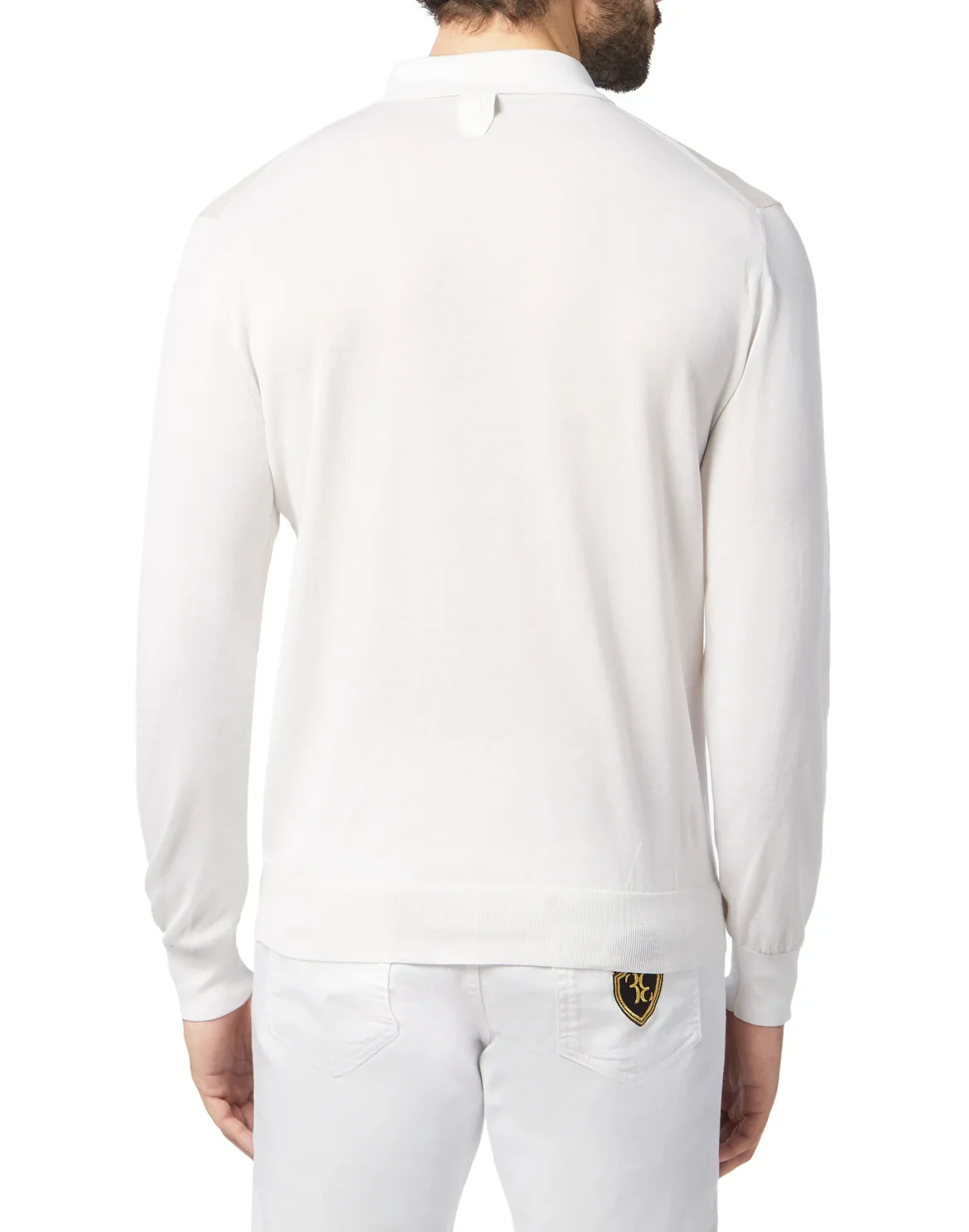 Pullover zip mock LS Crest, цвет: Белый