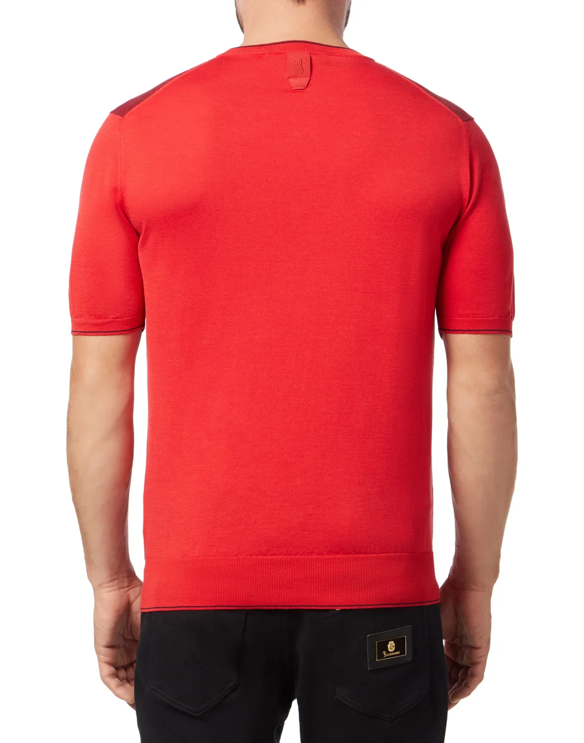 Pullover Round Neck SS Crest, цвет: Красный