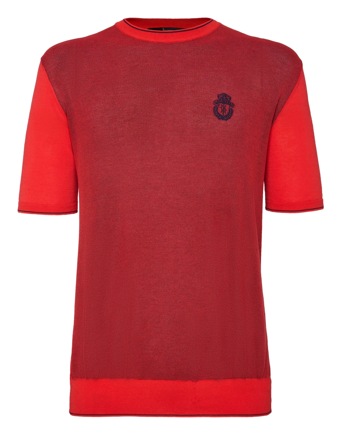 Pullover Round Neck SS Crest, цвет: Красный