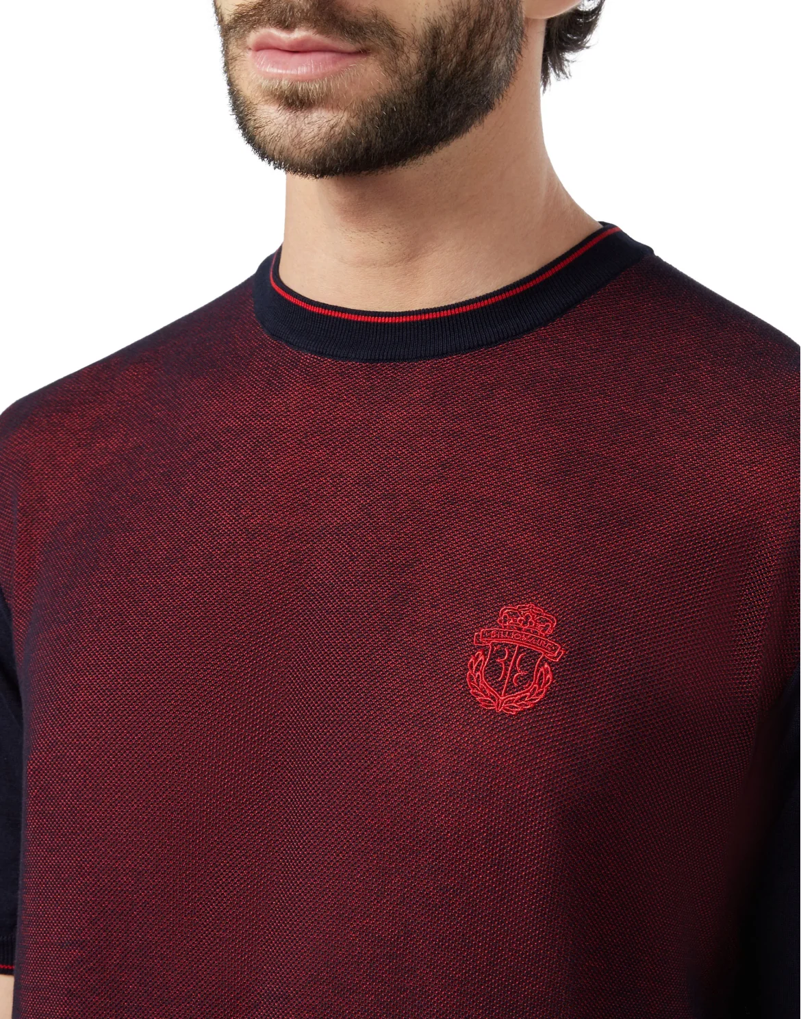 Pullover Round Neck SS Crest, цвет: Синий