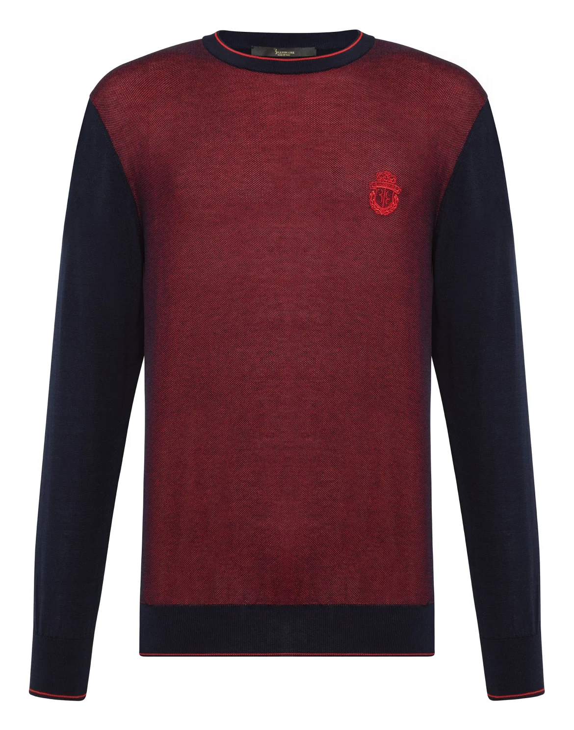 Pullover Round Neck LS Crest, цвет: Синий