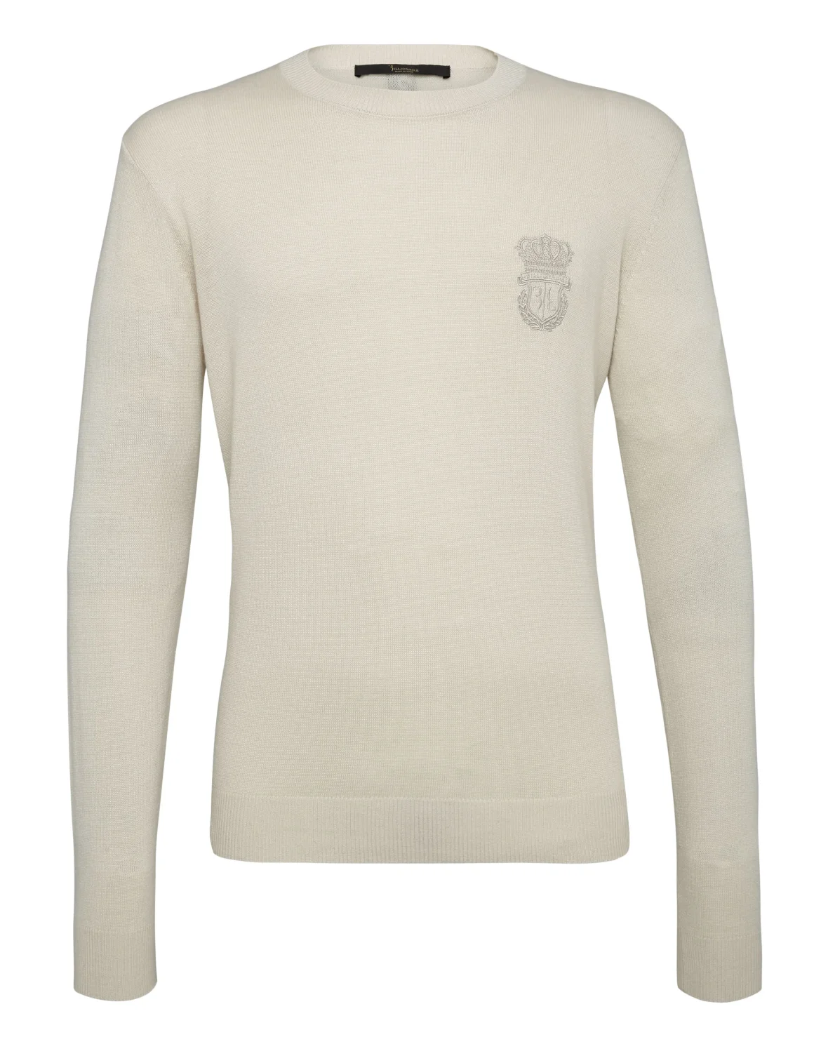 Pullover Round Neck LS Crest, цвет: Бежевый