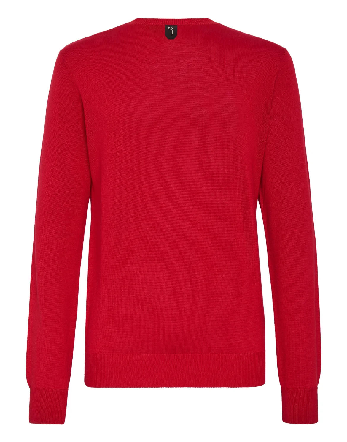 Pullover Round Neck LS Crest, цвет: Красный