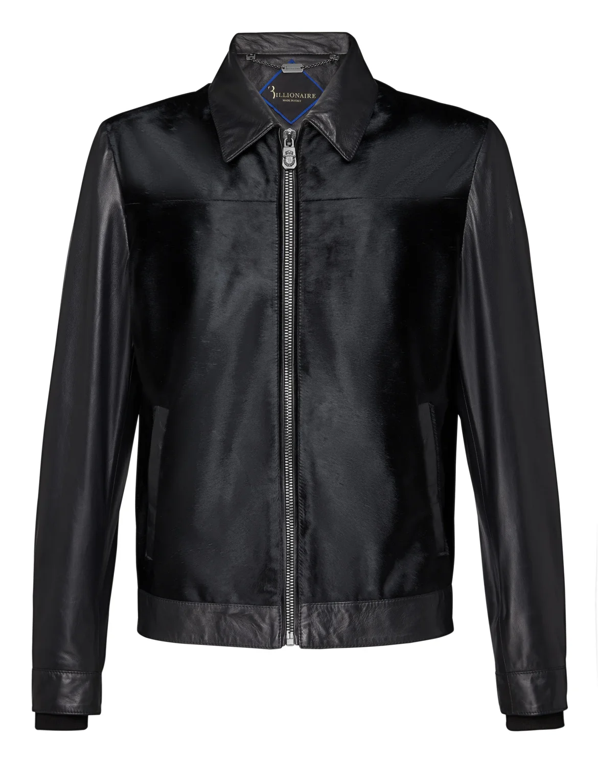 Leather Bomber Crest, цвет: Черный