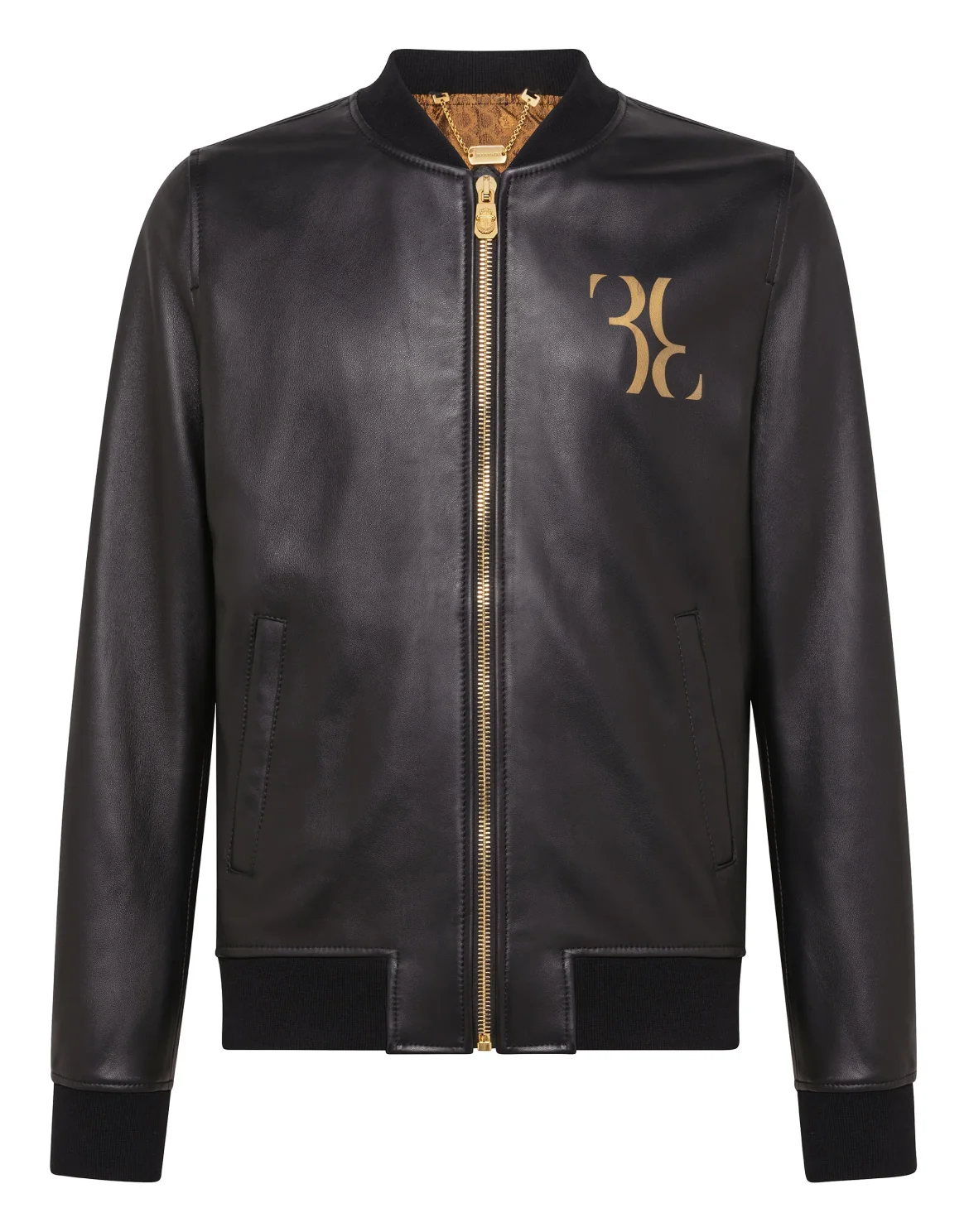 Leather Bomber Members only, цвет: Черный
