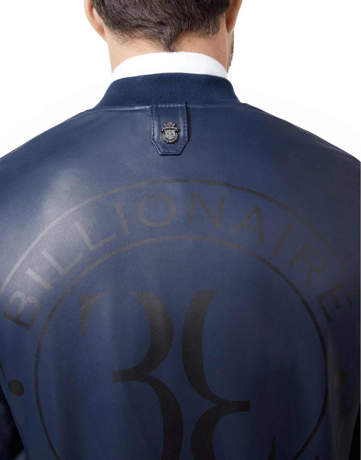 Leather Bomber Members only, цвет: Синий
