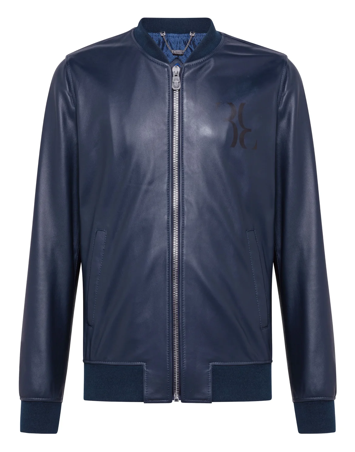 Leather Bomber Members only, цвет: Синий