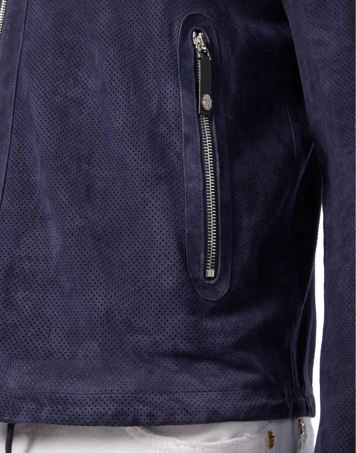 Leather Jacket Members only, цвет: Синий