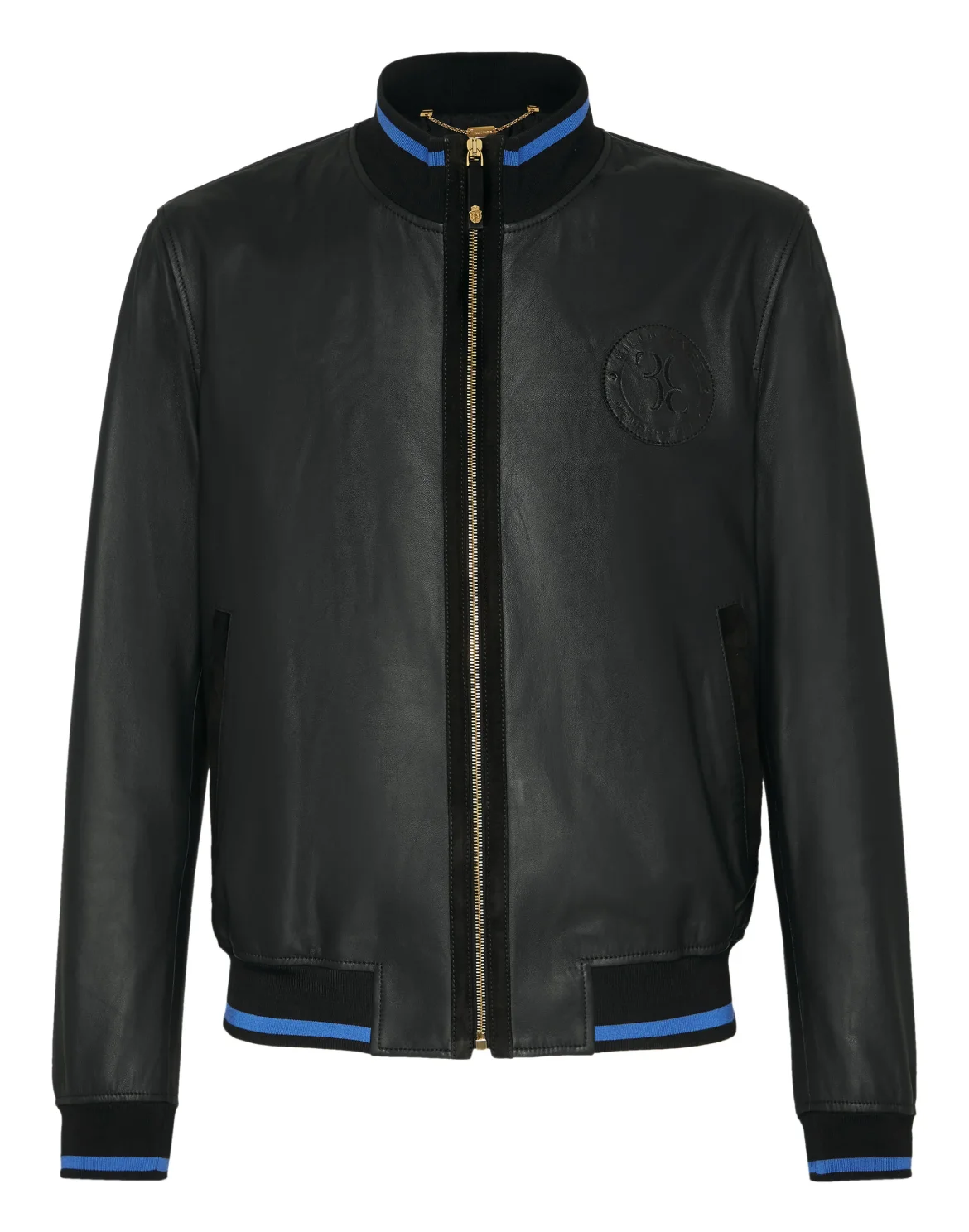 Leather Bomber Members only, цвет: Черный