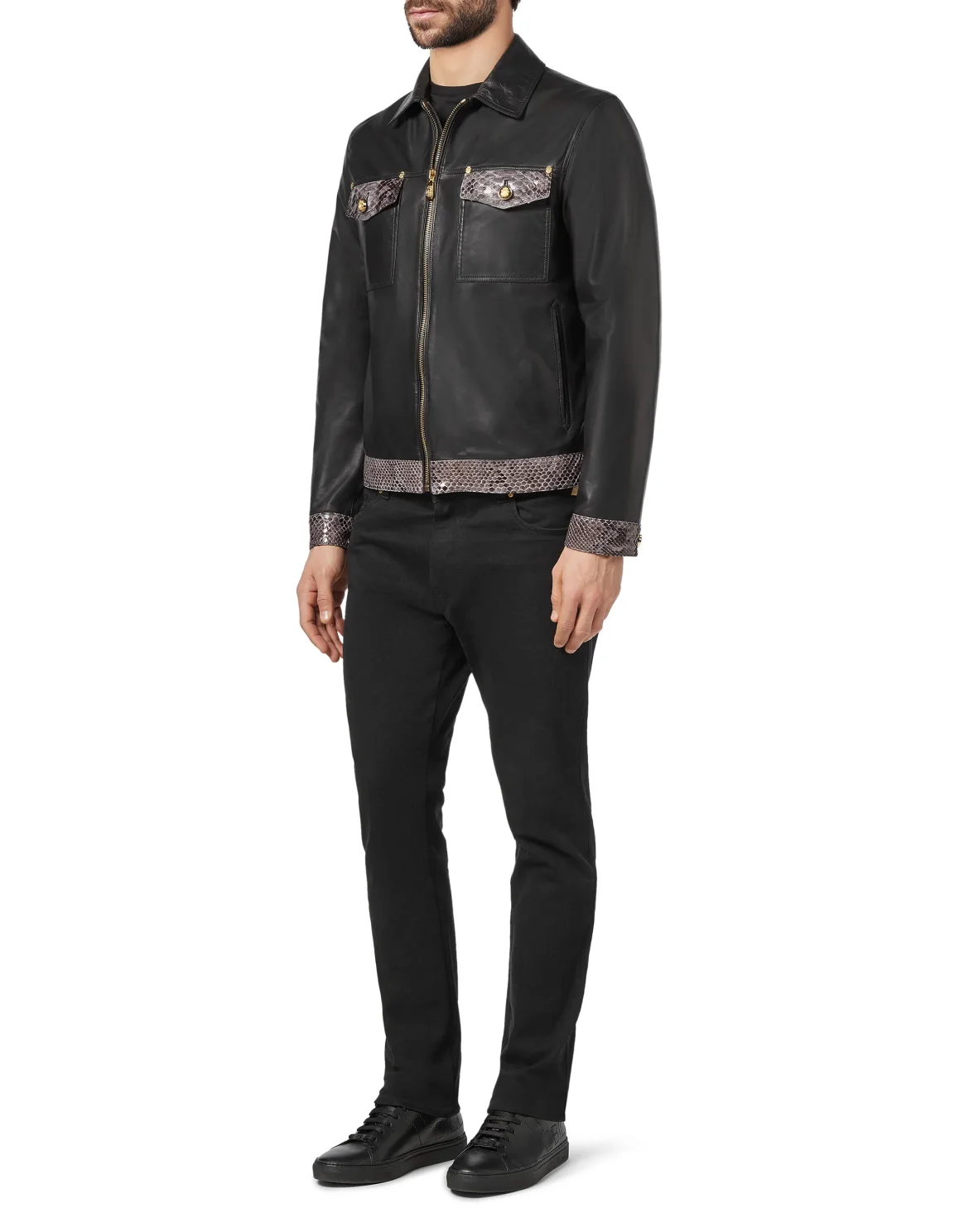 Leather Jacket Statement, цвет: Черный
