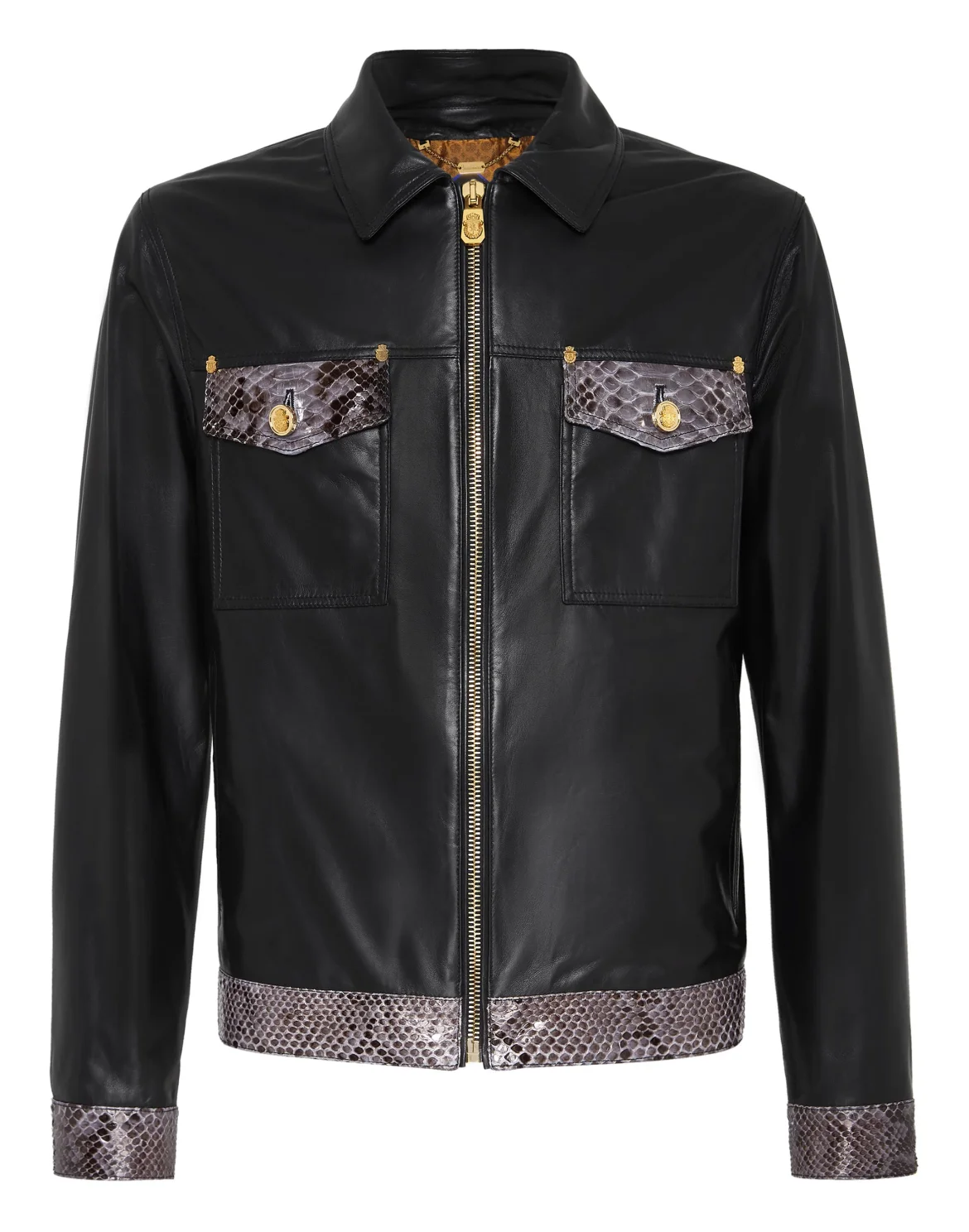 Leather Jacket Statement, цвет: Черный
