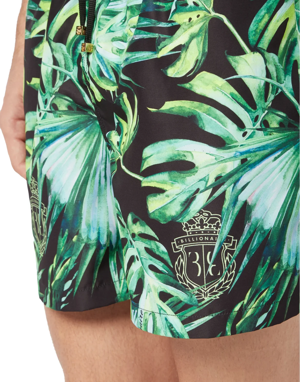 Beachwear Short Trousers Palms, цвет: Черный