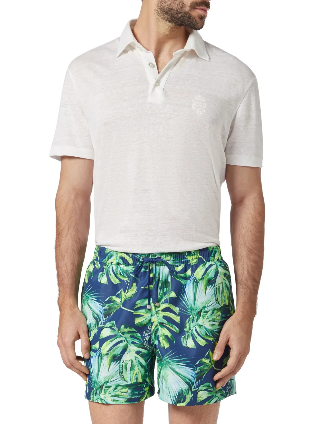 Beachwear Short Trousers Palms, цвет: Синий