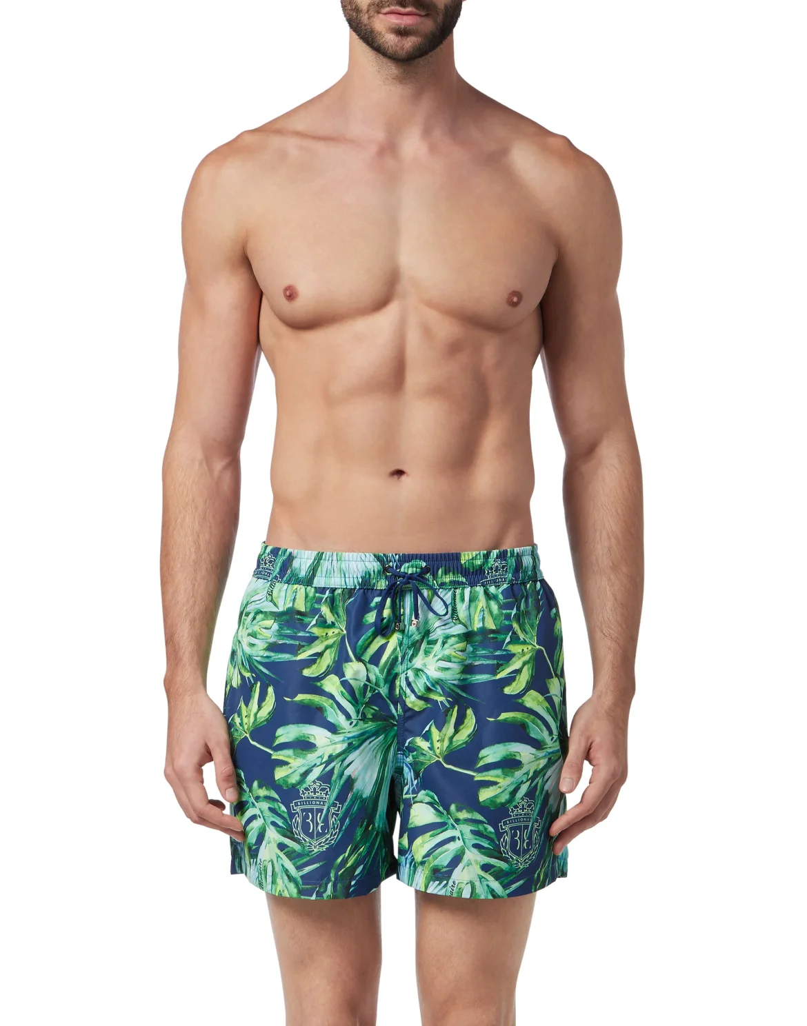Beachwear Long Trousers Palms, цвет: Синий