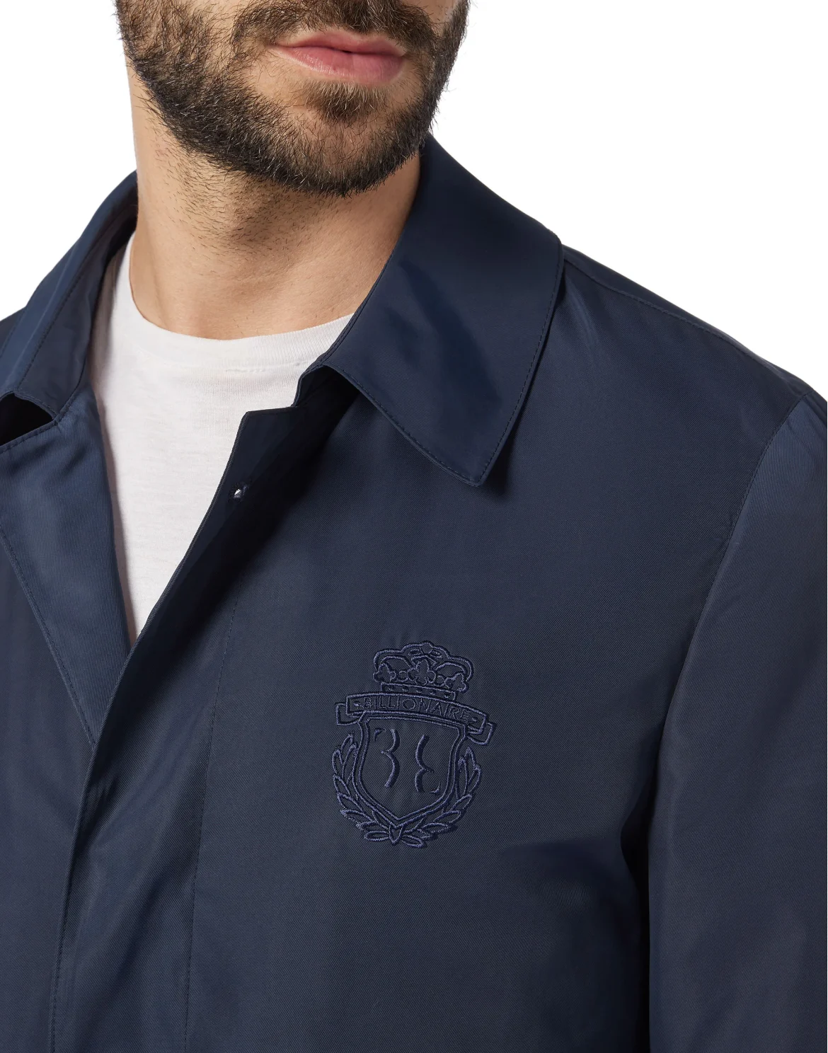 Coat Long nylon Crest, цвет: Синий