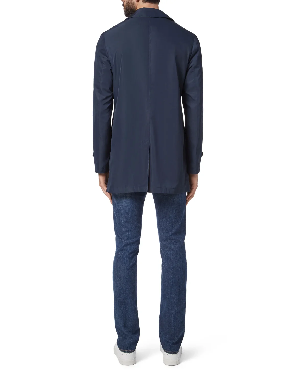 Coat Long nylon Crest, цвет: Синий