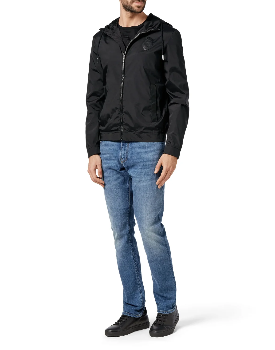Nylon Jacket Crest, цвет: Черный