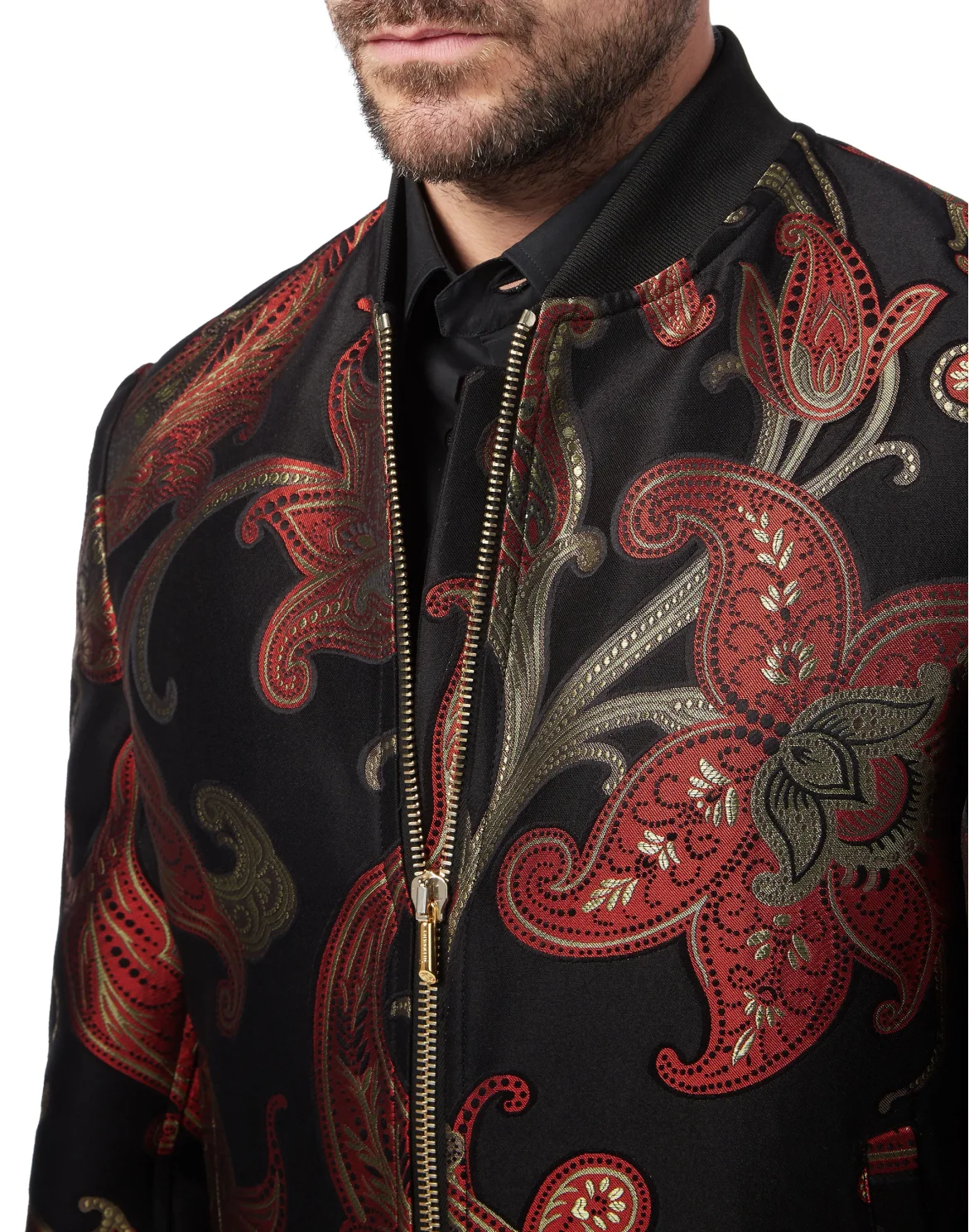 Bomber Paisley, цвет: Черный