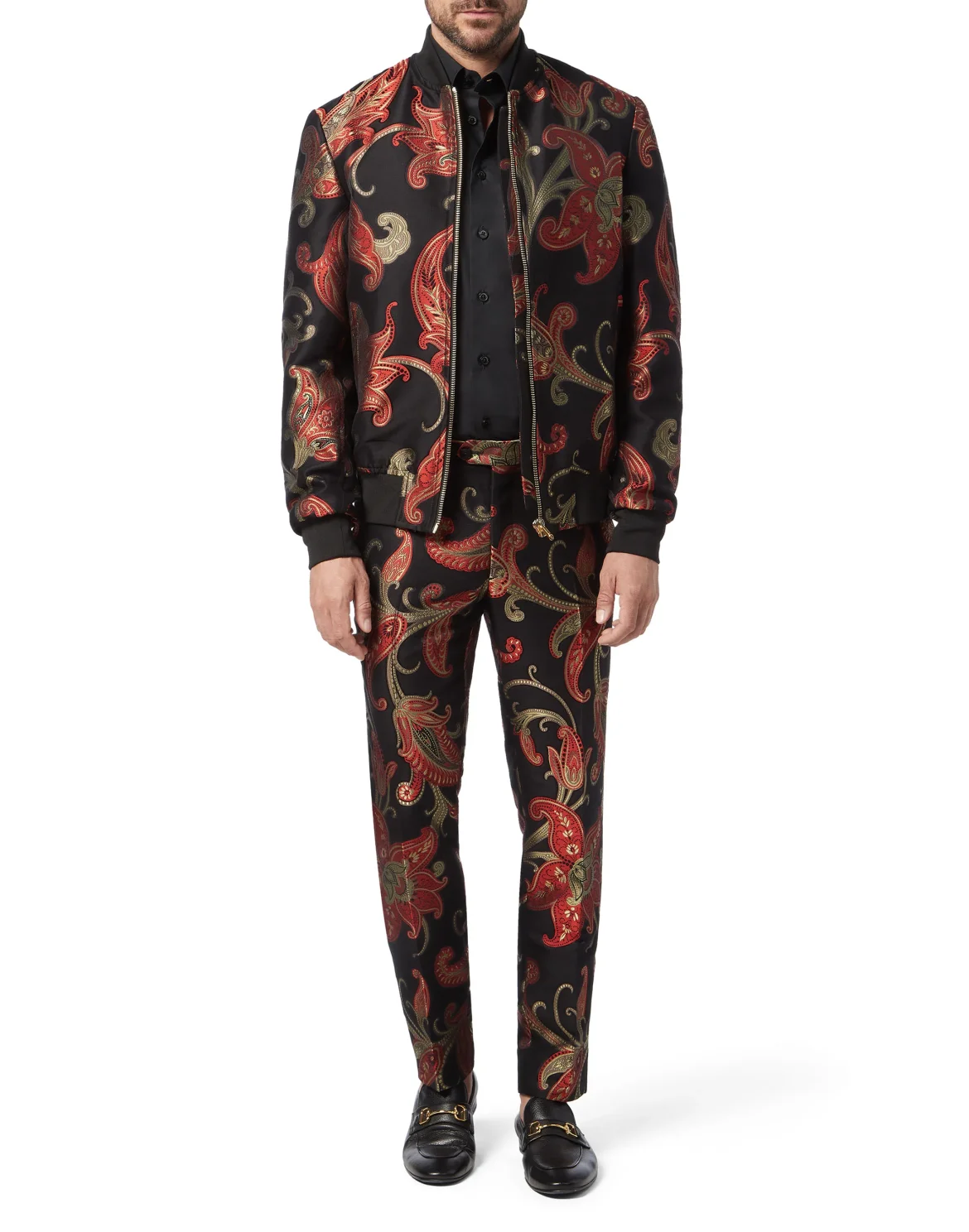 Bomber Paisley, цвет: Черный