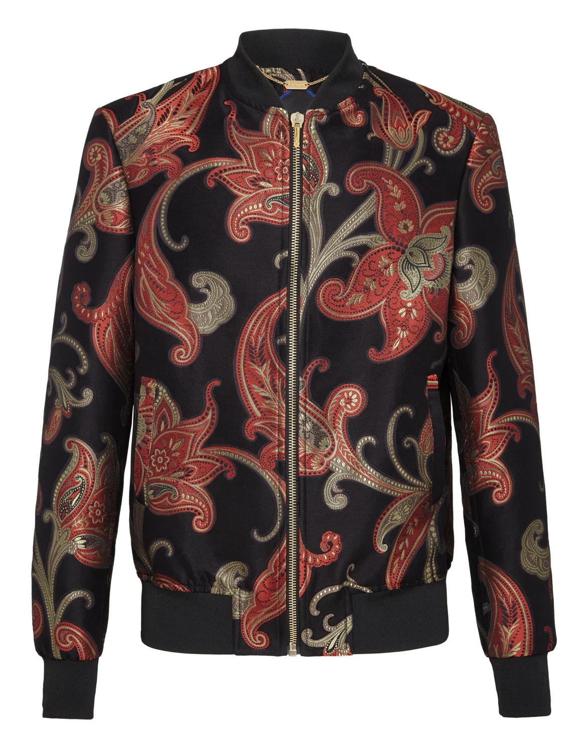 Bomber Paisley, цвет: Черный