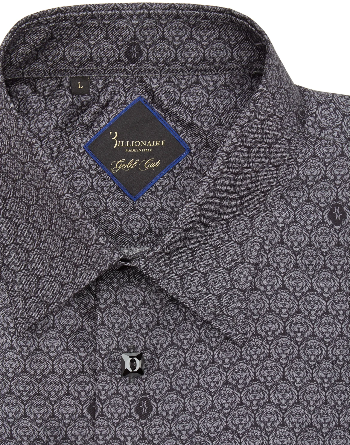 Shirt Gold Cut LS / Milano Lion, цвет: Черный